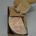 Cowboy Hat Rack for Wall,2 Pack Wooden Hat Holder,with Satin Finish Hat Hooks,Non-Damage Brim Design Can Keeps Original Shape of Hat, for Western Hat Organizer (Walnut Wood) (brown/Smalle)