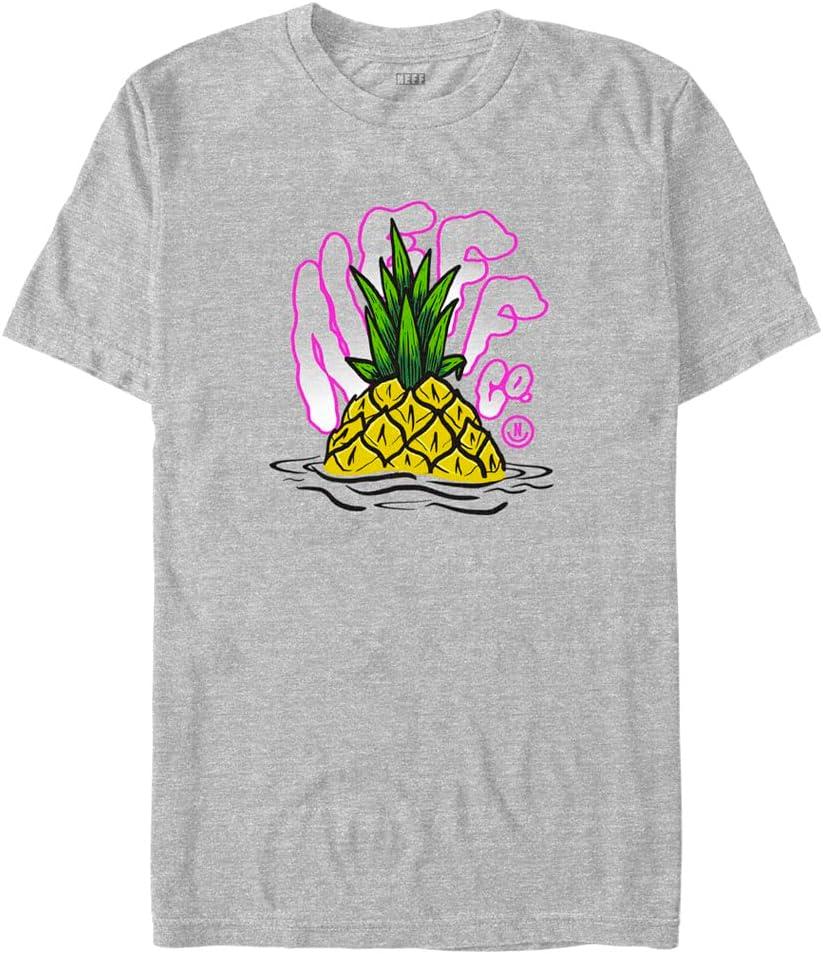 NEFF Men's Short Sleeve Round Neck T-Shirt with Pineapple Print (Medium) NEFF Men's Short Sleeve Round Neck T-Shirt with Pineapple Print (Medium)