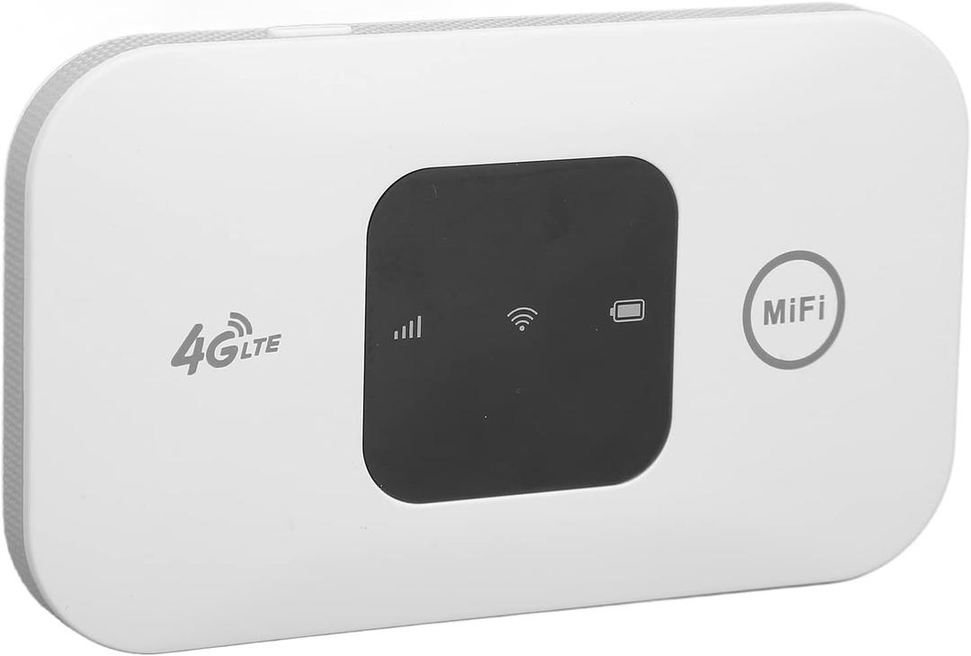 Unlocked 4G LTE Mobile WiFi Router with SIM Card Slot for Global Travel (Not for Americas Except) | 150Mbps Portable Hotspot Device, Mini Wireless Internet Modem for Camping, Vacation Homes
