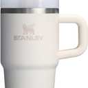 STANLEY Quencher H2.0 Tumbler with Handle and Straw 20 oz | Flowstate 3-Position Lid | Cup Holder Compatible for Travel | Insulated Stainless Steel Cup | BPA-Free | Cream 2.0