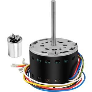 Blower Motor Furnace with Capacitor 5KCP39GG-Z183S 1/3 HP 115V Compatible with Carrier, fit for Bryant Payne HC41AE117 AC Conditioner Motor (HVAC 60Hz 1075RPM 4 Speed)