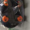 DREAM PAIRS Men's High Tops Lace Up Soccer Cleats, Lightweight Professional Athletic Football Cleats Men's Athletic Shoes for Training Soccer, Size 10,Orange,SDSC2407M