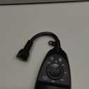 DEWENWILS Outdoor Timer Outlet Waterproof, Heavy Duty Outdoor Light Timer with Dusk to Dawn Sensor, 2 Grounded Outlets, 15A 125V 60Hz, Waterproof for String Lights, ETL Listed