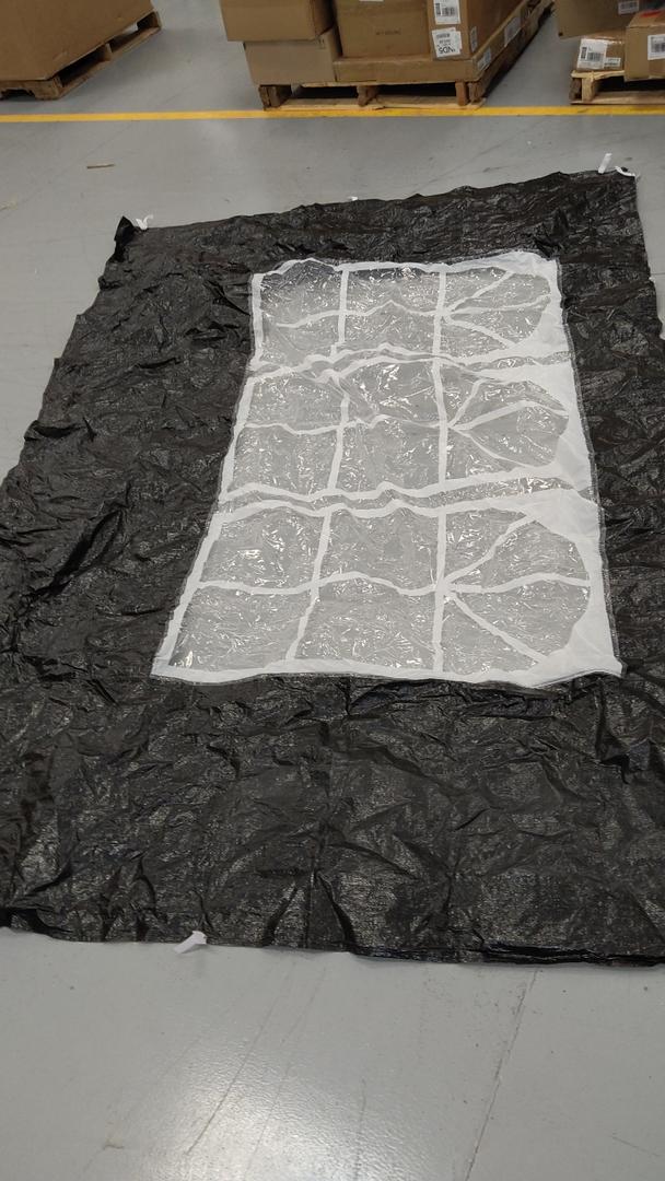 replacement walls for party tent, 12×75 inch . Pack of 6 , 1 big cover . Size : 19 F × 10 F