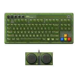8BitDo Retro 87 Mechanical Keyboard with RGB Backlight, Bluetooth/2.4G/USB-C Hot Swappable Wireless Gaming Keyboard for Windows and Android - Xbox Edition (Officially Licensed)