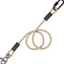 BeneLabel Tree Swing Ropes, Hammock Tree Swings Hanging Straps, Adjustable Extendable, for Outdoor Swings Hammock Playground Set Accessories, 5ft(60"), 2 Pack, Raw White (1.5m)