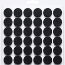 Ansible 60 PCS Felt Furniture Pads 1" for Hardwood Floors Felt Pads for Chair Leg Floor Protectors,Self-Adhesive Felt Pads Reduce Noise and Anti-Scratches,Black,Round