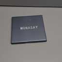 MONASAY Wallet Case Compatible for Galaxy S21 FE 5G, 6.4 inch [Screen Protector Included][RFID Blocking] Flip Folio Leather Cell Phone Cover with Credit Card Holder, Green