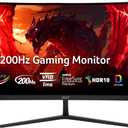 acer Nitro 29.5 Inch 1500R Curved Zero-Frame UWFHD 2560 x 1080 Gaming Monitor | AMD FreeSync Premium | Up to 200Hz | 1ms VRB | VESA Mountable | Two Display Port 1.4 & Two HDMI 2.0 | ED306C Xbmiippx