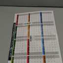 2026 Wall Desk Calendar 11x17 Inch, Reversible 2-Sided Horizontal or Vertical, 12 Month with Generous Block Space & Holidays Marked for Office, Home, School - 2 Pack (1 Laminated & 1 Cardstock)