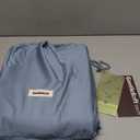 Bedsure 100% Organically Grown Bamboo Viscose Sheets - 18 Inches Deep Pocket Sheets with Elastic Corner, Queen Sheet Set, Ultra-Soft, Silky & Cooling Bedsheets, Oeko-Tex, 4 Pieces, Mineral Blue