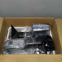 Smoked Power Heated Tow Mirrors Compatible with 2007-2013 Chevy Silverado GMC Sierra(2007 New) 1500 2500 3500 HD, Tahoe Suburban Avalanche Yukon, Extended Trailer Towing Side Mirrors w/Backup Light (Dotted Signal/Chrome Housing)