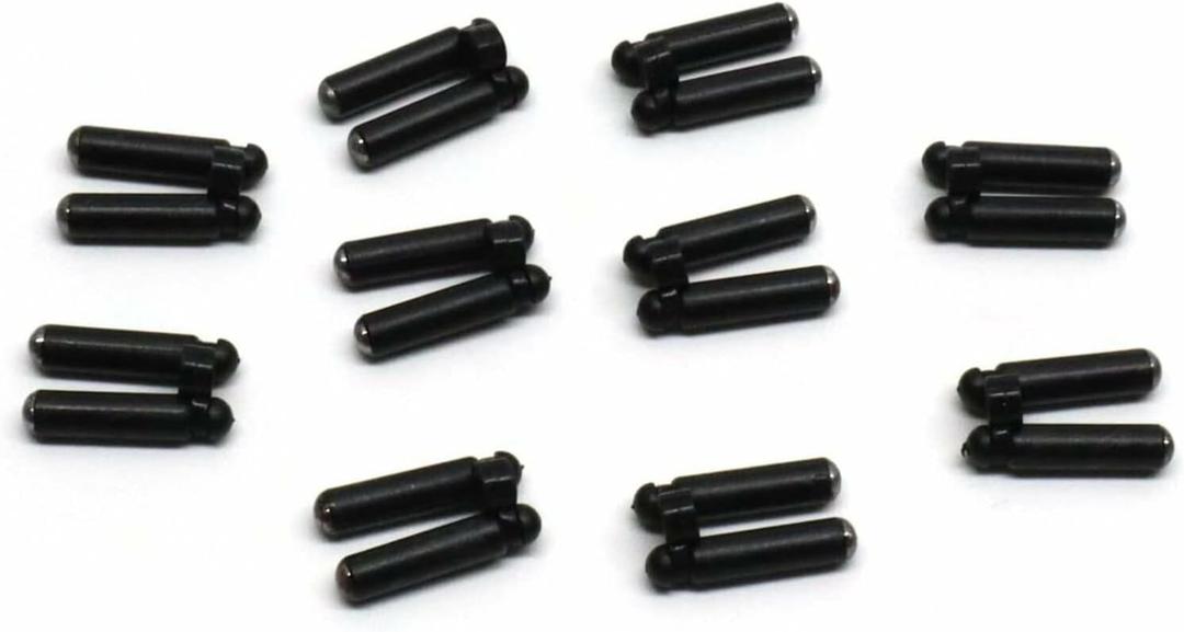 Pack of 10 Fishing DIY Double Collar Slip-On Jig Rattles