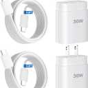 Phone 17 16 15 Charger Fast Charging,30W USB C Phone 17 16 15 Pro Max Charger Block &6.6FT Long Type C Cable Cord for i.Phone 17/17 Air/17 Pro/17 Pro Max/16/16Plus/16 Pro/16 ProMax/15/15Pro Max,Blue