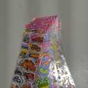 24 Sheets(500+) 3D Puffy Stickers for Toddlers Kids, Bulk Preschool Sticker Sheets for Reward, Craft, Scrapbooking Including Animal, Fruits, Dinosaurs, Fish and More