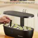 MG-15 Hydroponic Growing System Kits, Smart Indoor Garden with 24W Grow LED Light Full Spectrum, 15 Pods Herb Garden Planter Indoor Gardening for Gifts, Kitchen