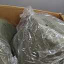 Swivel Dining Chairs Modern Desk Chair Upholstered Linen Fabric Side Chair for Kitchen Dining Room Bedroom,Moss Green,1 Box