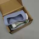 KingKam 4 Pack Silicone Sleeves for Dr. Brown's Glass Baby Bottles, Anti Breakage Baby Bottle Sleeves Holder, Compatible with Dr. Brown's Anti-Colic Options+ Narrow Glass Baby Bottles, 4 oz/120 mL (Blue + Green + White + Grey 4OZ)