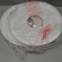 Molded Nylon Ceiling Medallion for Light Fixtures and Ceiling Fans 13"OD x 4"ID x 1-1/8"P (Fits Canopies up to 10-1/4") White