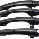 Lcyolada Set of 3 Exterior Door Handles for 2017-2020 Hyundai Elantra, Replaces 82651-F0010- w/o Smart Entry System