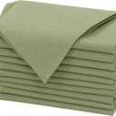 Ruvanti Linen Napkins Set of 12, 18x18 Cloth Napkins, Cotton Linen Blend Napkins Cloth Washable, Soft, Reusable Dinner Napkins for Wedding, Parties, Christmas, Thanksgiving, Everyday Use-MartiniOlive