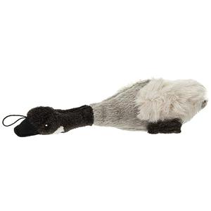 Multipet Canada Goose Migrator Bird Plush Dog Toy, Gray, 16" (37762), All Breed Sizes