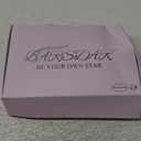 BARSDAR 18 Inch Wavy Dark Brown Wig With Bangs - Medium Length Brown Wig With Bangs for Women, Natural Wavy Curly Synthetic Shoulder Length Wigs Daily Party Halloween