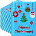 Christmas Poly Bubble Mailers 7 x 10 Inch Christmas Padded Envelopes Self Adhesive Retailer Holiday Shipping Bags for School Family Large Xmas Gift(40 Pcs,Xmas Bell)