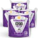 Tazza TAZZAWP1200 Wet Wipes - Bulk 4 x 1200 Ct, Durable Pre-Saturated Cleaning Gym Equip Wipes. 1 penny a wipe!