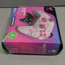 PDP Gaming REMATCH GLOW Enhanced Wired Controller: Licensed Gamepad for Xbox Series X|S, Xbox One, Windows PC, Mappable Back Buttons, Advanced Customizable App - Cherry Blossom (Pink Glow in the Dark)