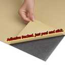 Decotalk 2ft x 10ft Green Felt Wallpaper Adhesive Felt Wall Paper Velvet Wallpaper Green Velvet Contact Paper Peel and Stick Flocking Drawer Liner Flocked Fabric Sheet for Crafts Jewelry Box