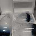 CONVIVA Glass Vase Set Modern Blue Glass Flower vases Decorative Large Home Decor Living Room Dinning Table, Wedding Party Event Tall Tabletop Set of 3