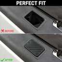 JERBOR Upgraded Silicone BedRail Stake Pocket Covers for Nissan Titan/ Titan XD 2016-2023 Truck Bed Rail Stake Pocket Plugs (for Nissan Titan/ Titan XD 2016-2023)