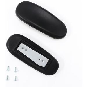 Office Chair Replacement Armrest Arm Rest Pads Caps Fit Univeral Desk Chair Arms 4" Mounting Hole with Mounting Hole Patterns Screws Black