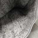 Kitchen Runner Rugs Non Skid Washable - 2.5 x 10 Runner Rug with Anti Slip Backing, Ultra-Thin Soft Rug Runner for Hallway, Bedroom, Living Room (2'x10', Grey/Ivory)