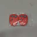 2X KeylessOption Key Fob Replacement for 1998 1999 2000 2001 2002 Chevrolet Chevy Silverado Suburban Tahoe GMC Sierra Yukon Oldsmobile Remote, 3-Button 15732803, Programming Guide Included (Red)