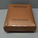 RECYCO Throw Blanket Soft Cozy Chenille Throw Blanket with Fringe Tassel for Couch Sofa Chair Bed Living Room Gift (Dark Gray, 50" x 60")