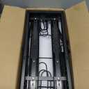 Magheo 2 Pack Pots and Pans Organizer Under Cabinet, 22" Deep Expandable Pull Out Pot Lid Organizer and Storage with 10 Adjustable Dividers No Drill Pot and Pan Holder Rack with Handle Bracket(Black)