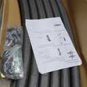 6PCS Trampoline Replacement Curved Pole, Universal Trampoline Enclosure Pole Fits for 8-16FT Curved Pole Trampoline Frame, Replacement Poles Include Foam Sleeve & Hardware for 2 Installation Ways