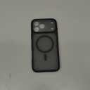 TOCOL for iPhone 17 Pro Max Case, Compatible with Magsafe, Full Camera Protection, Built-in Magnets, Translucent Matte for iPhone 17 Pro Max Phone Case 6.9 inch (Black)