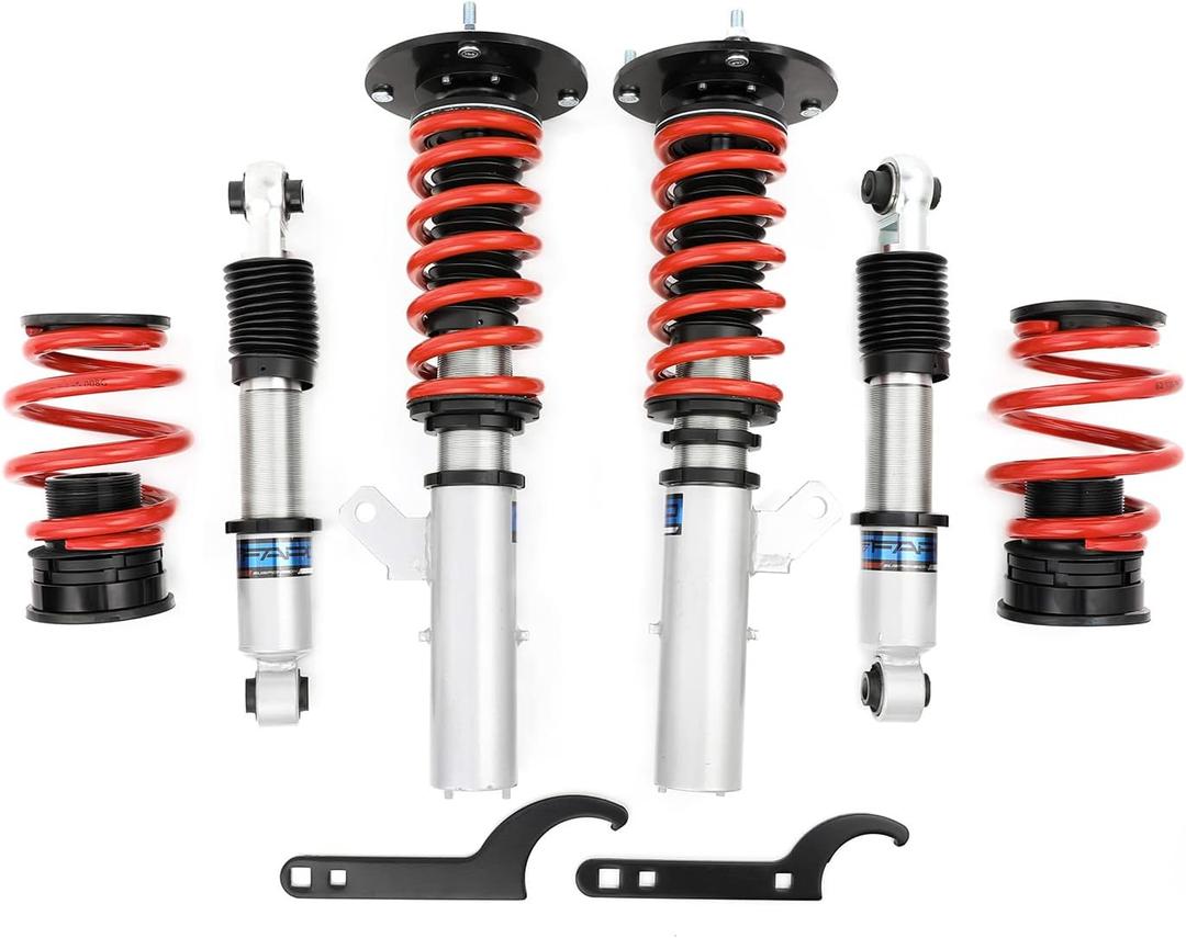 FAPO Coilover for Chevrolet Cobalt 2005-2010, for Chevrolet HHR 2006-2010, for Pontiac G5 2007-2009 Adjustable Height Mono-Tube Shock Suspension Strut Lowering Kits