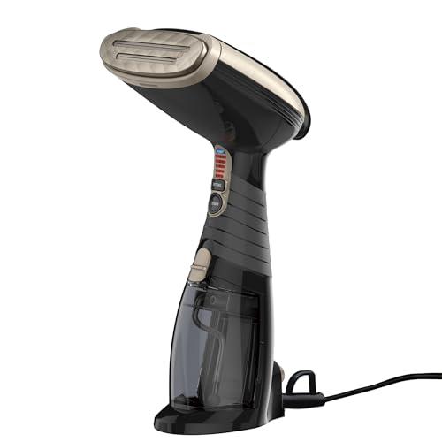 Conair Handheld Garment Steamer for Clothes, Turbo ExtremeSteam 1875W Fabric Steamer, Portable Handheld Design, Strong Penetrating Steam, Black