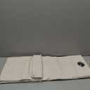 NICETOWN Natural Linen Curtains 84 inch Long 2 Panels Set, Grommet Top Thick Linen Burlap Semi Sheer Vertical Drapes Privacy Assured with Light Filtering for Bedroom/Living Room, W55 x L84