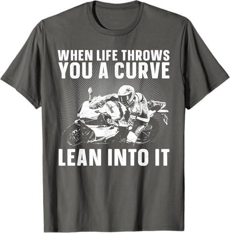 Cool Motorcycle Design For Men Women Motor Cycle Rider Biker T-Shirt M