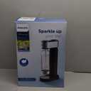 Philips Soda Streaming Machine, Stainless Sparkling Water Maker Easy Install with Quick Twist 1L PET Carbonating Bottle, Soda Maker Compatible with 60L CO2 Carbonator (NOT Included), ADD4902BKOQ/37 (Black)