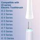 iO Replacement Heads Compatible with Oral B iO 2/3/4/5/6/7/8/9/10 Series Electric Toothbrush,Toothbrush Heads Compatible with Oral B iO,Gentle Gum Care Bristles for a Comfortable Clean,White