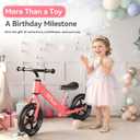 Toddler Balance Bike 12 No Pedal Training Bicycle for Kids 24 Months to 5 Years Tool-Free Adjustments Seat and Handlebar Best Gift for 2 3 4 5 Boys Girls | No Pedal, Training Bicycle, for Kids, Seat and Handlebar, Best Gift
