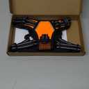 PHOEPET No Pull Dog Harnesses for Small Dogs Reflective Adjustable Front Clip Vest with Handle 2 Metal Rings 3 Buckles [Easy to Put on & Take Off] (S, Orange)