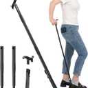 36 Inch Adjustable Long Handled Shoe Horn - Dressing Stick Aid for Seniors, Disabled - Ideal for Hip, Back, Shoulder Surgery Recovery  Helps with Getting Dressed, Sock Remover