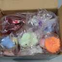 JOYIN 28 PCS Valentines Day Mochi Squishy Toys Filled Hearts and Gift Cards for Kids Valentine Classroom Exchange Party Favors, Kawaii Stress Relief Toys for School Game Prizes and Carnivals Gift